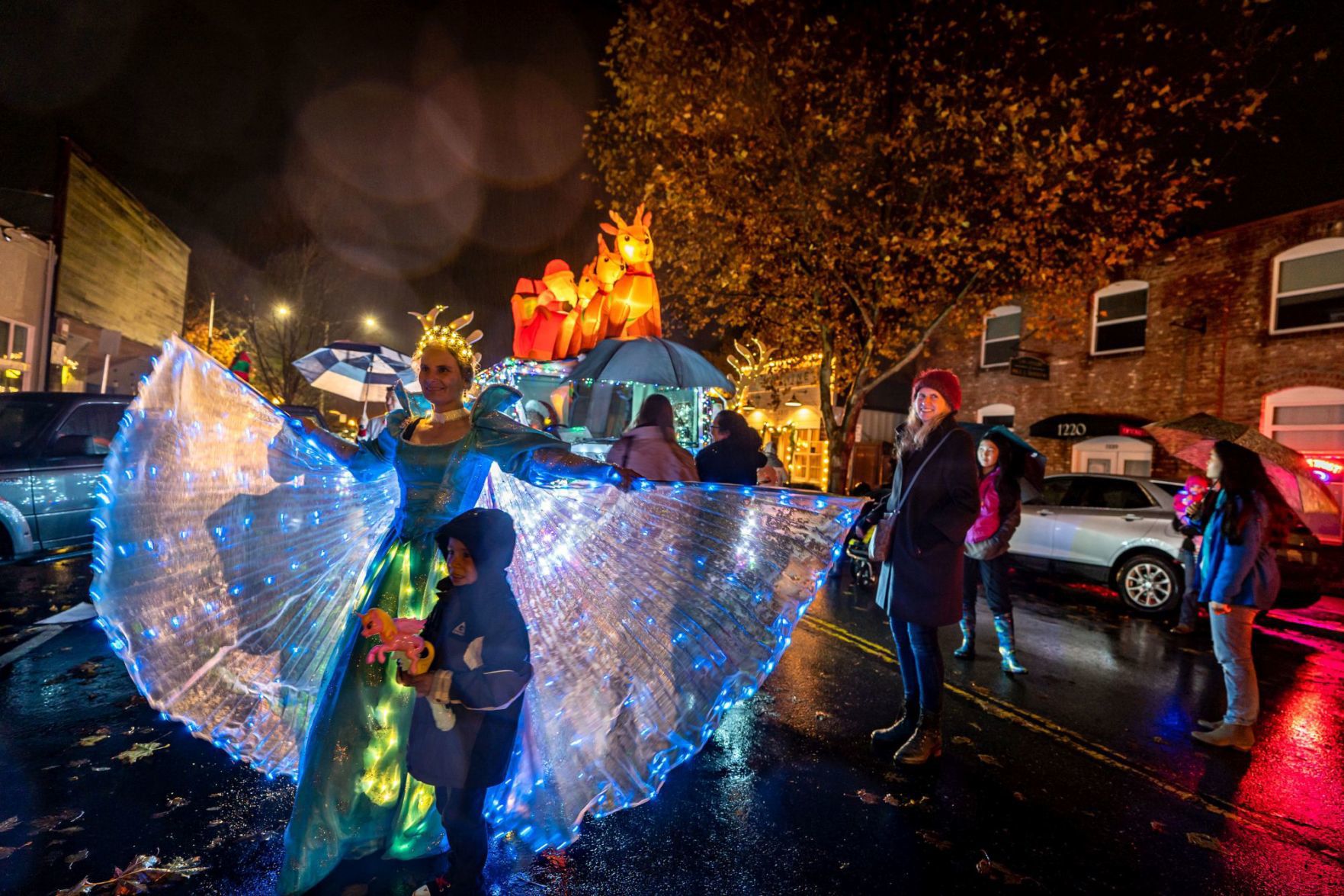 Calistoga Lighted Tractor Parade